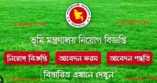 Ministry of Land Job Circular