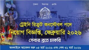 TRC constable job circular